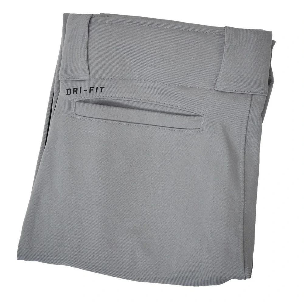 Nike Swoosh Dri-FIT Baseball Pants Gray  Navy Piping Striped Athletic‎ size XL